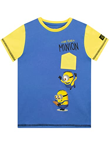 MINIONS Jungen T-Shirt Blau 110 von MINIONS