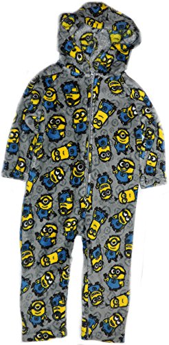 Minion Jungen Strampelanzug blau blau 5-6 Jahre Gr. 3 Jahre, grau von MINIONS