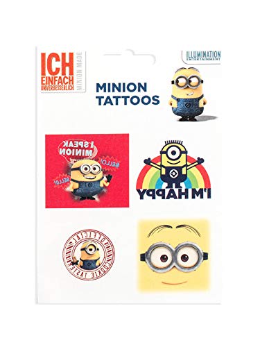 Minions Tattoo Set 1 - Despicable Me 2, DM2 Tattoos von MINIONS