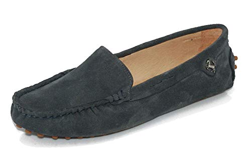 MINITOO Damen Mode Slip-on Wildleder Slipper Mokassins Beilaufig Flache Schuhe Dunkelgrau EU 38 MINITOO Damen Mode Slip-on Wildleder Slipper Mokassins Beilaufig Flache Schuhe Dunkelgrau EU 38 von MINITOO