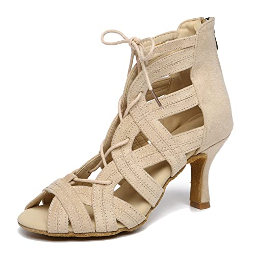 MINITOO Damen Party Stiefeletten Latein Tanzschuhe L482 Nude EU 37 MINITOO Damen Party Stiefeletten Latein Tanzschuhe L482 Nude EU 37 von MINITOO