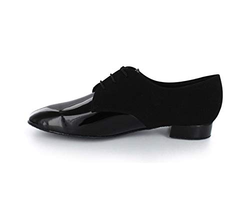 MINITOO Herren Standard Latin Ballsaal Tanzschuhe Schwarz EU 42.5 von MINITOO