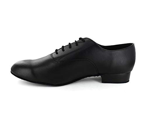 MINITOO Herren Standard Latin Ballsaal Tanzschuhe Schwarz EU 43.5 von MINITOO