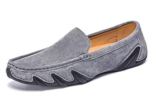 MINITOO YY9988 Herren-Slipper aus Wildleder, Grau - grau - Größe: 42.5 EU von MINITOO