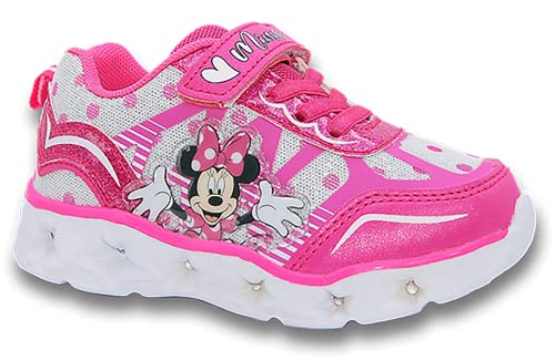 Minnie Maus Schuhe mit Lichtern von 24 bis 32, Rosa, 28 EU von MINNIE MOUSE DISNEY