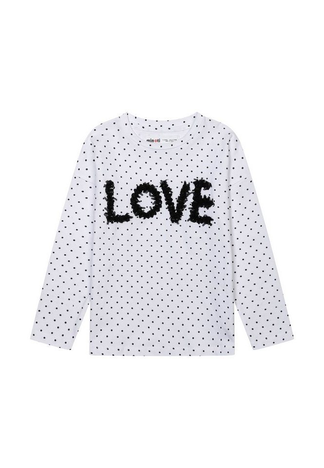 MINOTI Langarmshirt Love-Langarmoberteil (1y-8y) von MINOTI