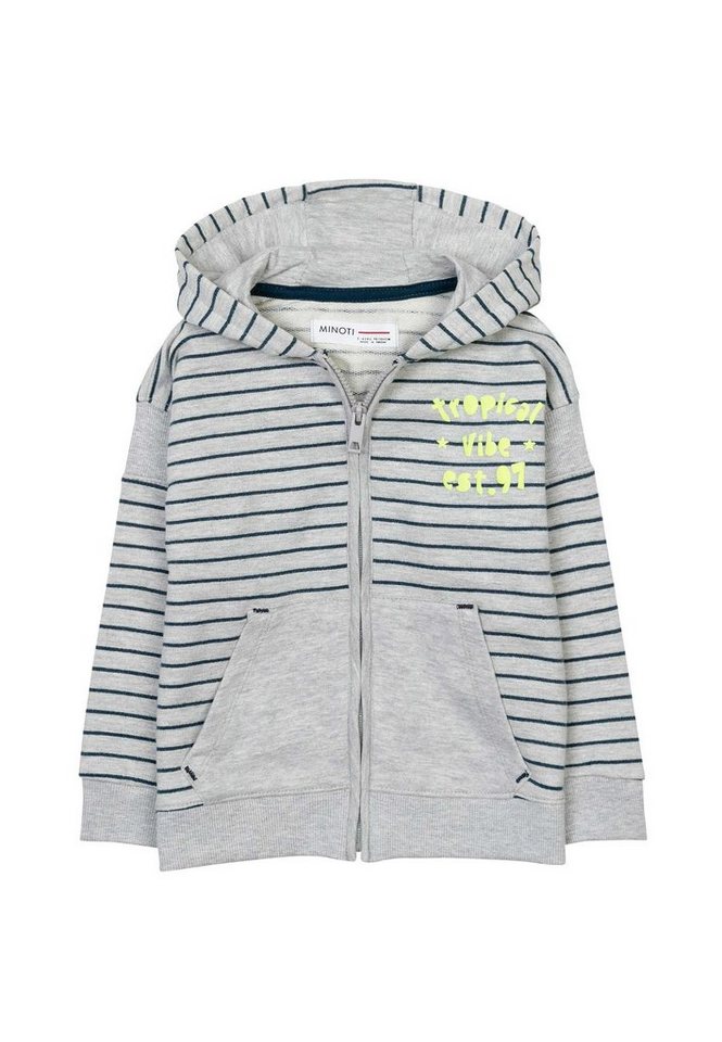 MINOTI Kapuzensweatshirt Kapuzensweatshirt mit Reißverschluss (1y-8y) von MINOTI