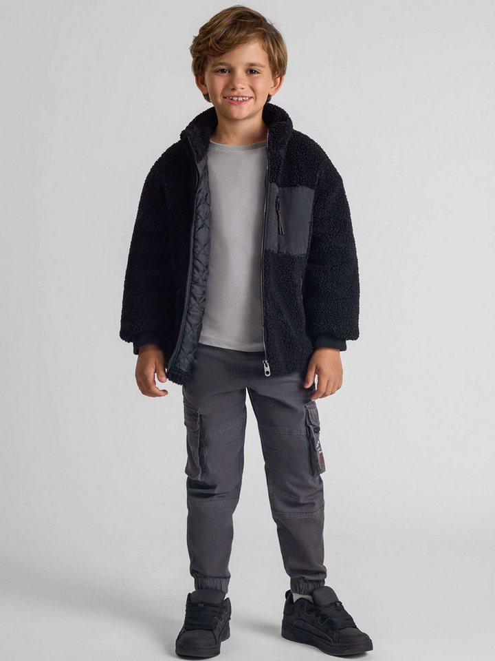 MINOTI Cargohose Joggerhose mit Cargotaschen, für Jungen Reißverschlusstaschen, Cargotaschen, elastische Beinabschlüsse von MINOTI