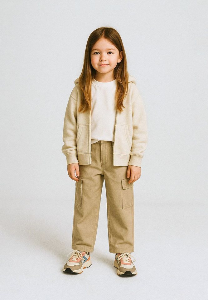 MINOTI Cargohose Weite Cargohose für Mädchen praktische Cargotaschen, weites Bein von MINOTI