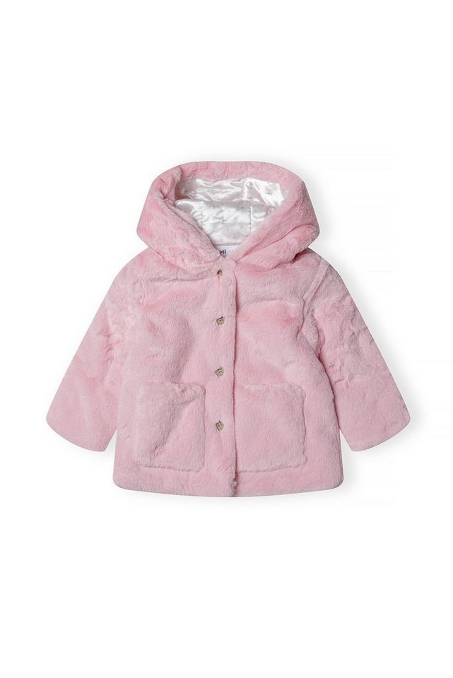 MINOTI Fellimitatjacke mit Kapuze (3m-3y) von MINOTI