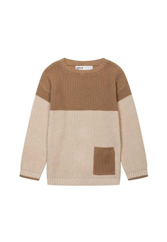 MINOTI Rundhalspullover Jacquard-Strickpullover (1y-8y) von MINOTI