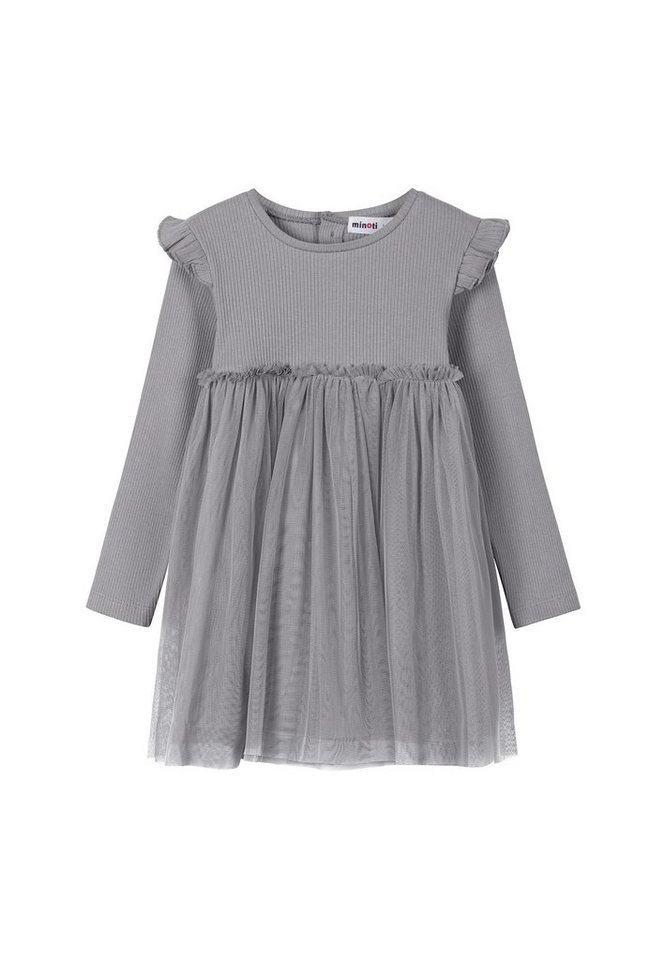 MINOTI Meshkleid Rüschenkleid aus gemischtem Stoff (3m-3y) von MINOTI