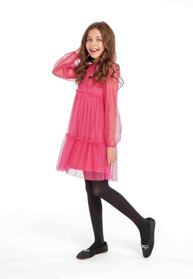 MINOTI Partykleid mit Tupferbeflockung (3-14y) von MINOTI