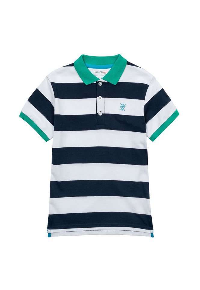 MINOTI Poloshirt Gestreiftes Poloshirt (1y-14y) von MINOTI