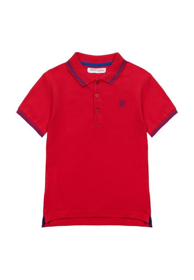 MINOTI Poloshirt Poloshirt mit Kontrastelementen (1y-14y) von MINOTI