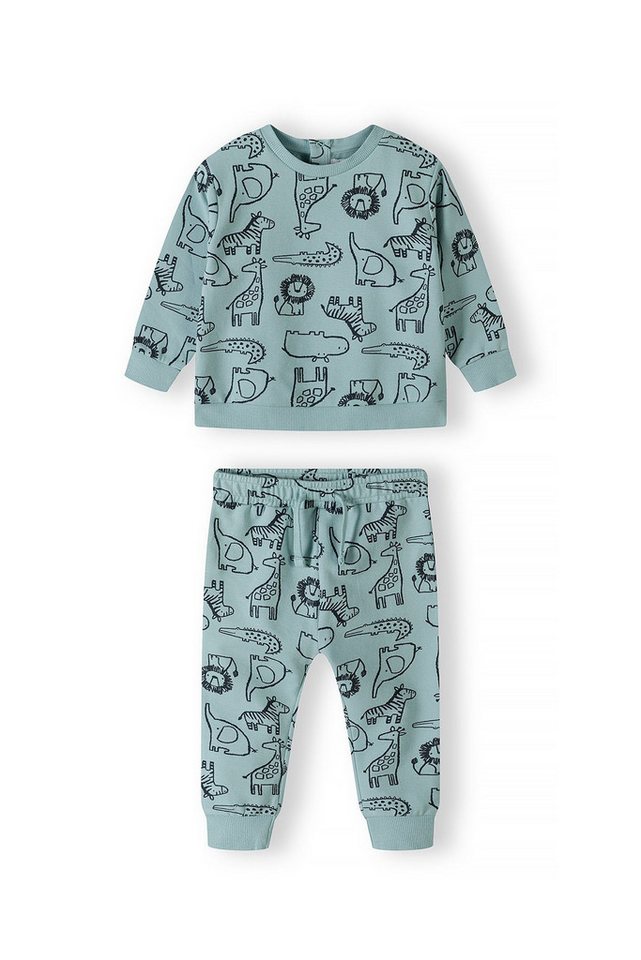 MINOTI Shirt & Hose Sweatshirt und Hosen Set (3m-24m) von MINOTI