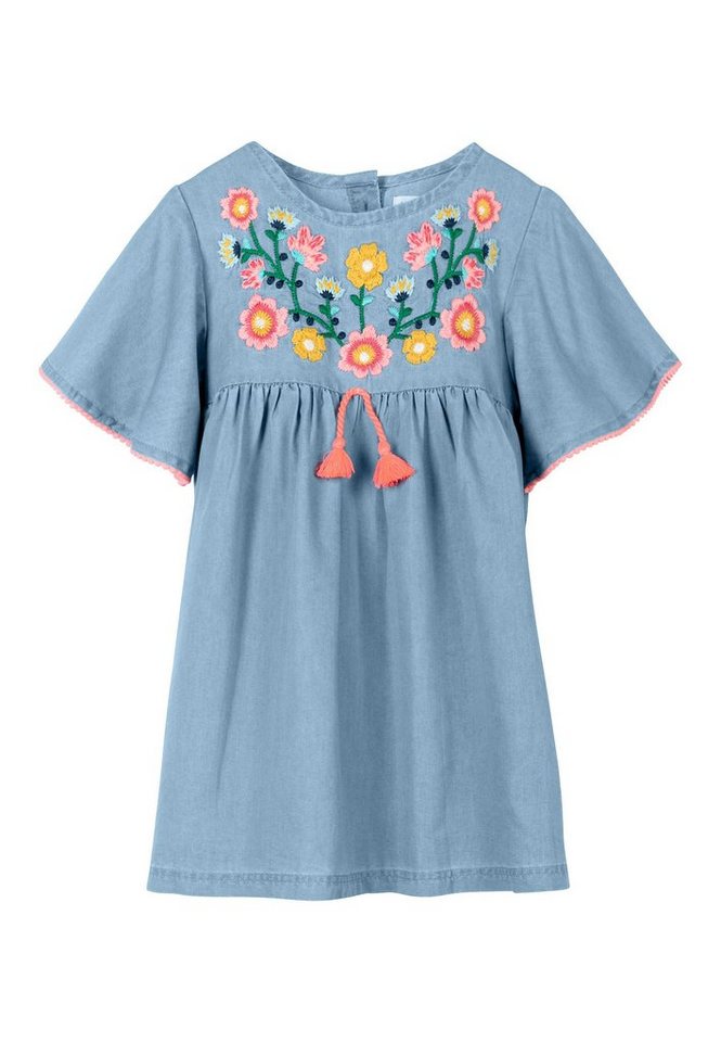 MINOTI Sommerkleid Kleid verziert mit einem Stickerei (1y-8y) von MINOTI