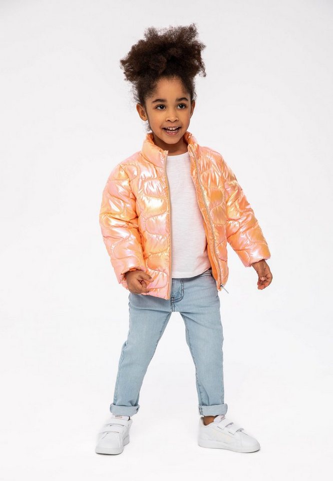 MINOTI Steppjacke Jacke für Mädchen Metallic-Look, ohne Kapuze von MINOTI