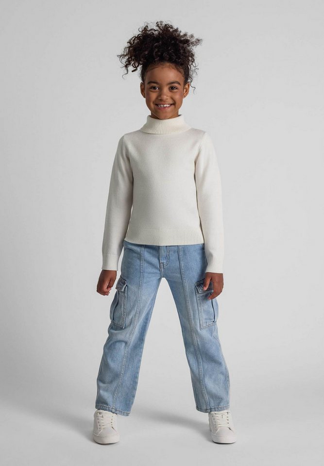 MINOTI Strickpullover Rollkragenpullover aus weichem Strickstoff mit Viskose (2y-14y) von MINOTI