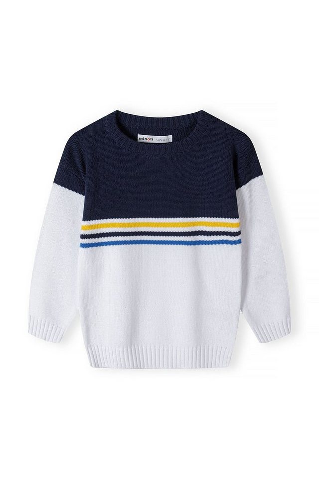 MINOTI Rundhalspullover Jacquard-Strickpullover (1y-8y) von MINOTI