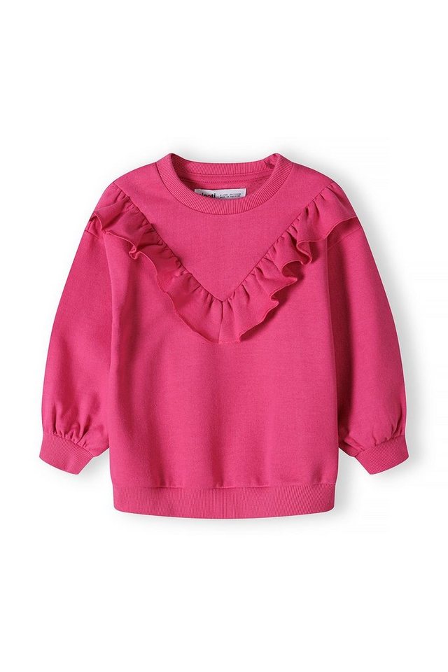 MINOTI Sweatshirt Sweatshirt mit Rüschen (1y-8y) von MINOTI