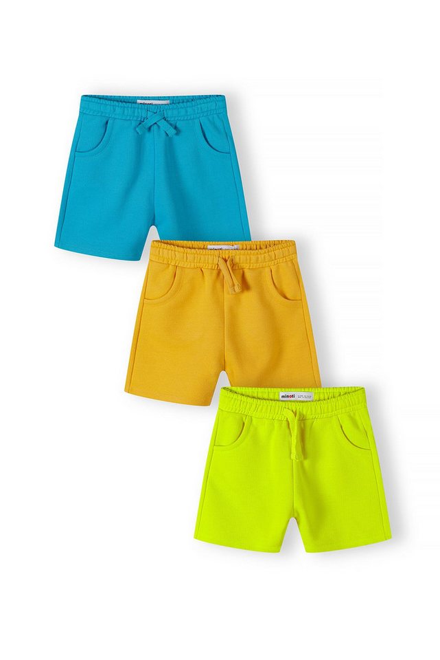 MINOTI Sweatshorts Shorts, 3-er Pack (3m-8y) von MINOTI