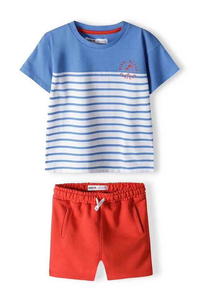 MINOTI T-Shirt & Sweatbermudas T-Shirt und Shorts Set (12m-8y) von MINOTI