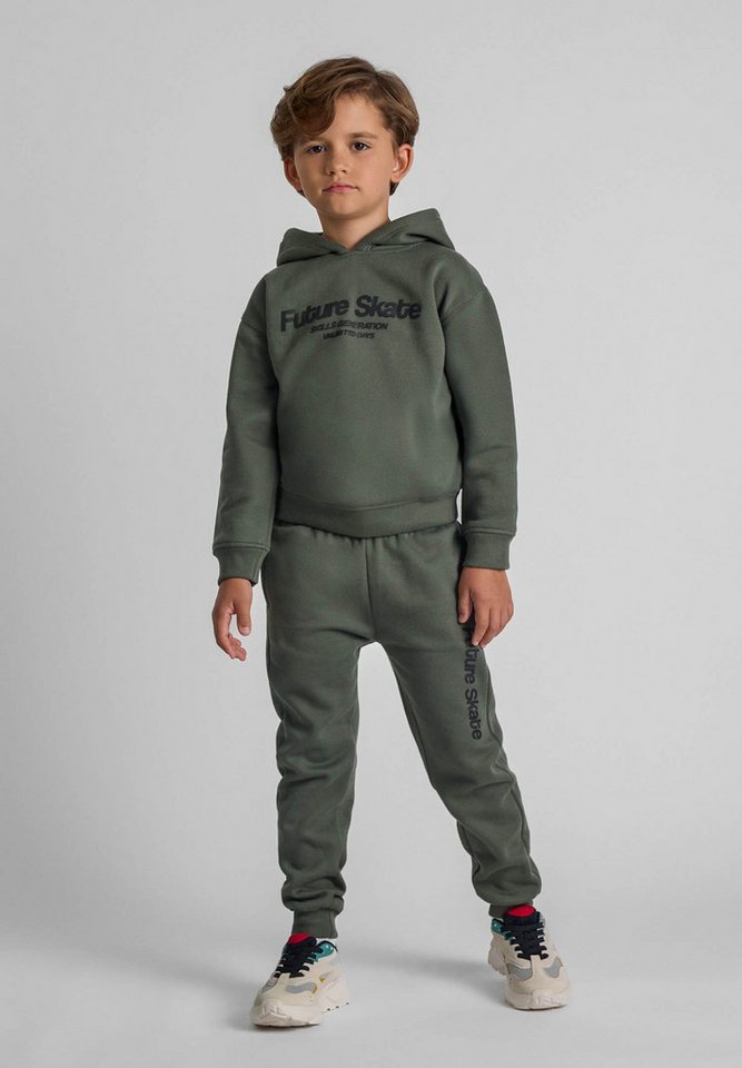 MINOTI Trainingsanzug Zweiteiliges Set mit Sweatshirt mit Print  (2y-14y) von MINOTI
