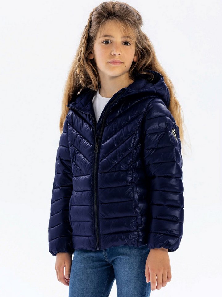 MINOTI Winterjacke Steppjacke mit Kapuze, im Metallic-Look Metallic-Look, trendiger Aufnäher, feste Kapuze von MINOTI