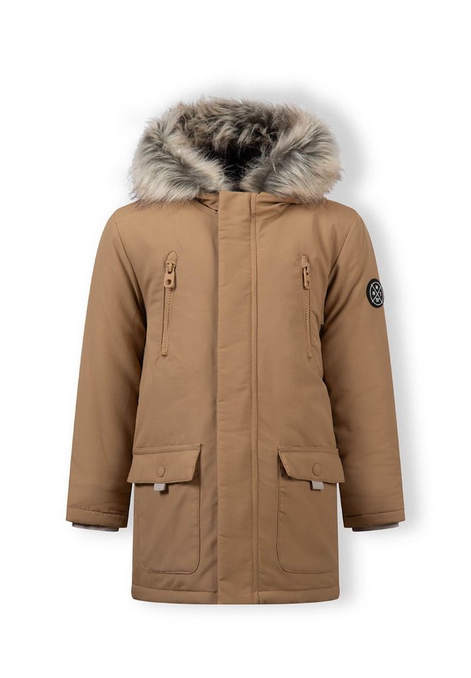 MINOTI Winterjacke Jacke mit Kapuze und Brusttaschen mit Reißverschluss (9 m-8y) von MINOTI