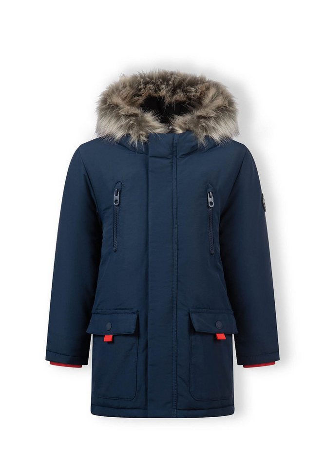 MINOTI Winterjacke Jacke mit Kapuze und Brusttaschen mit Reißverschluss (9 m-8y) von MINOTI