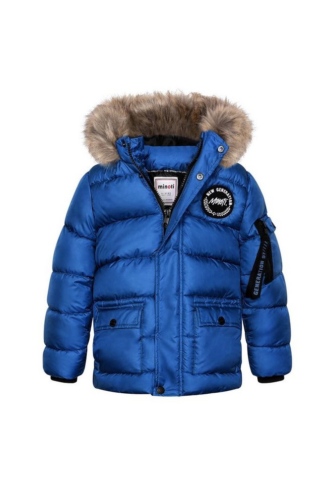 MINOTI Winterjacke mit flauschiger Kapuze (2-14y) von MINOTI