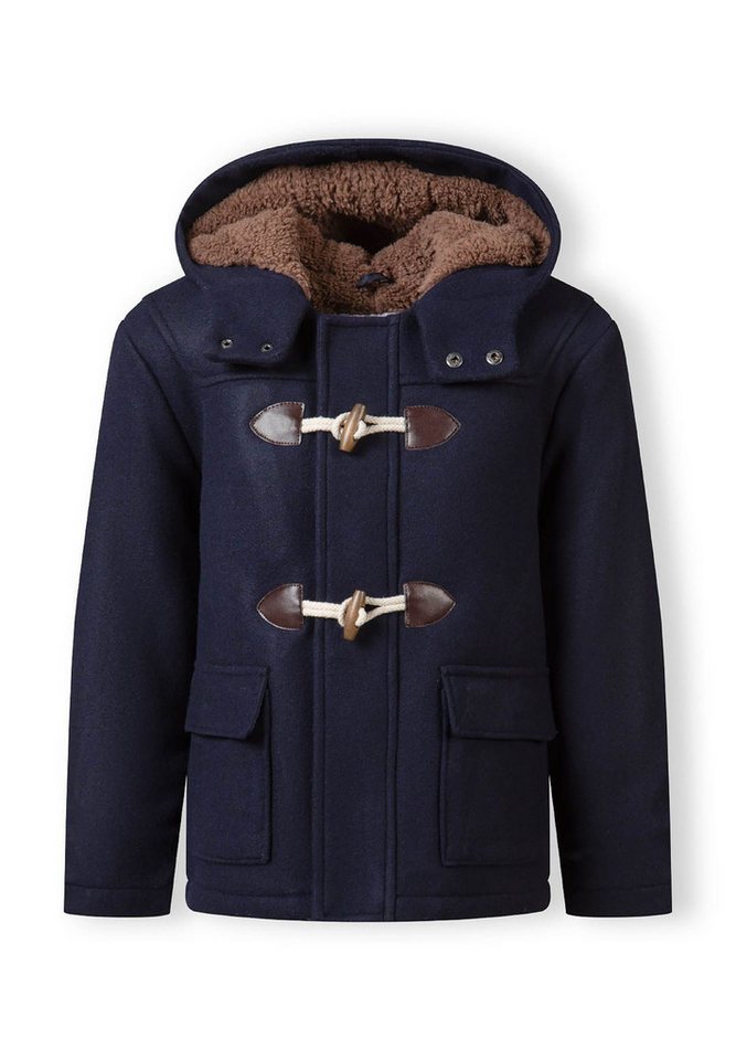 MINOTI Wintermantel Kapuzenjacke mit Knöpfen und verdecktem Reißverschluss  (9m-8y) von MINOTI