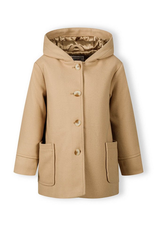 MINOTI Wintermantel Klassischer Wintermantel mit Kapuze und Knopfverschluss (2y-14y) von MINOTI