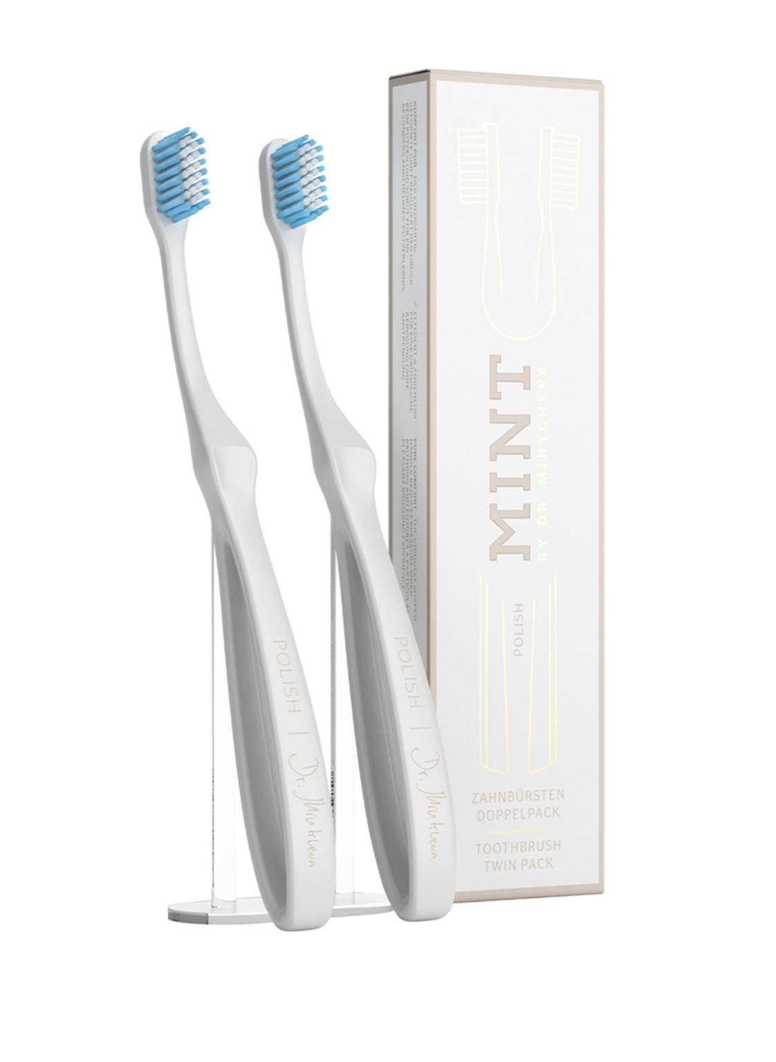Mint By Dr. Mintcheva Polish Zahnbürsten Doppelpack (2 Stück) von MINT BY DR. MINTCHEVA