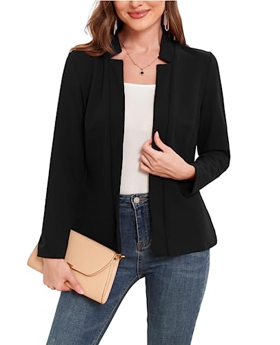 MINTLIMIT Damen Blazer Business Casual Open Front Long Sleeve Blazer Arbeit Büro Jacken Balzer mit Taschen von MINTLIMIT