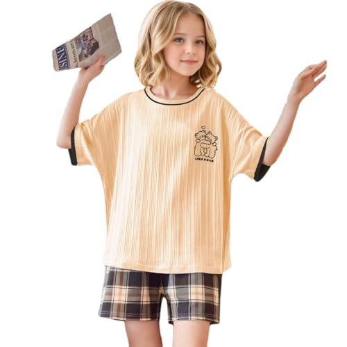 MINTLIMIT Pyjamas Set für Mädchen 10-16 Jahre Druck Lange Ärmel lässige Nachtwäsche Baumwolle Loungewear Set Tops & Hosen Geschenk für Mädchen von MINTLIMIT