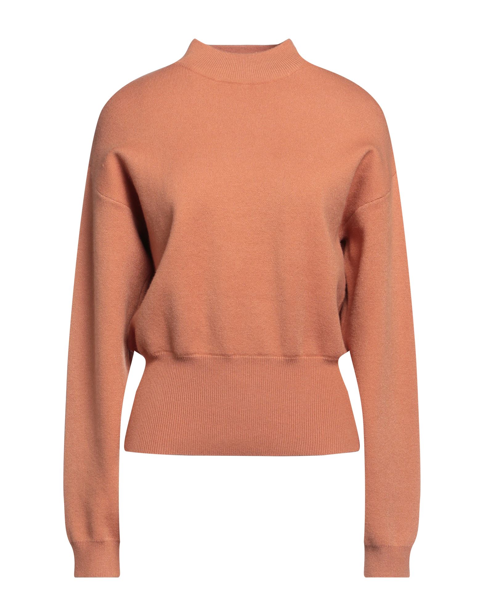 MINUS Rollkragenpullover Damen Rostrot von MINUS