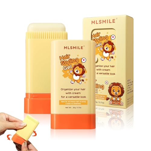 MINXUEYEN - Haarwachs Stick für Kinder, Haargel zum Stylen, integrierter Kamm, einziehbar, leicht zu kämmen, Baby-Haargel, fettfrei MINXUEYEN - Haarwachs Stick für Kinder, Haargel zum Stylen, integrierter Kamm, einziehbar, leicht zu kämmen, Baby-Haargel, fettfrei von MINXUEYEN