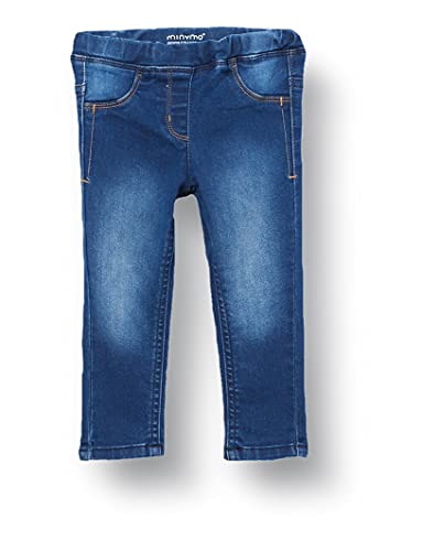 MINYMO Baby-Mädchen Power Stretch Slim fit Jeans, Denim, 80 von MINYMO