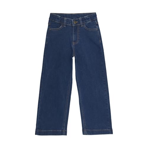 MINYMO Damen Wide Loose Fit Jeans, Marineblau, 134 EU von MINYMO
