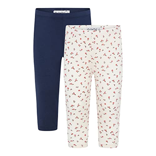 MINYMO Girl's Capri Leggings (2-Pack) Cargo Shorts, Dark Navy, 86 (2er Pack) von MINYMO