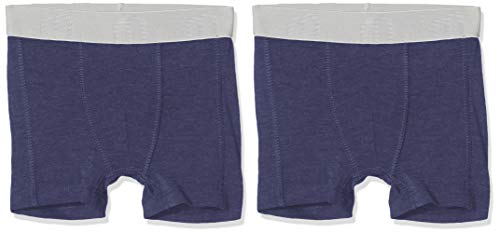 MINYMO Jungen 2er Pack Unterhose Boxershorts, Blau (Dark Navy 778), (Herstellergröße: 152) von MINYMO