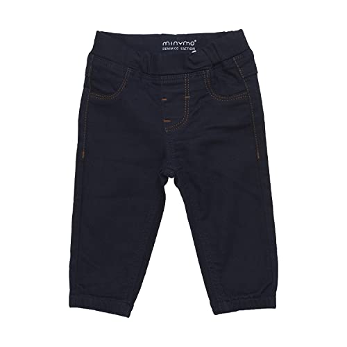 MINYMO Jungen Baby Power Stretch Slim fit Denim Jeans, Blue Night, 68 von MINYMO