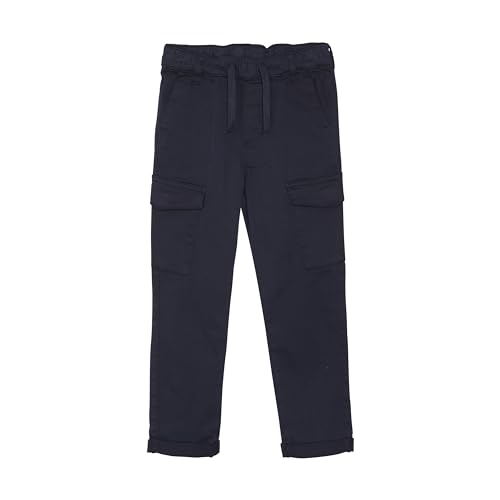 MINYMO Jungen Kinder Cargohose Lange Hose mit Taschen und Kordelzug 133223, Größe:104, Farbe:Parisian Night (7021) von MINYMO