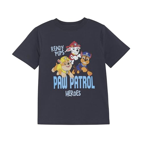 MINYMO Jungen Kurzarm-T-Shirt mit Paw Patrol-Aufdruck vorne und hinten von MINYMO