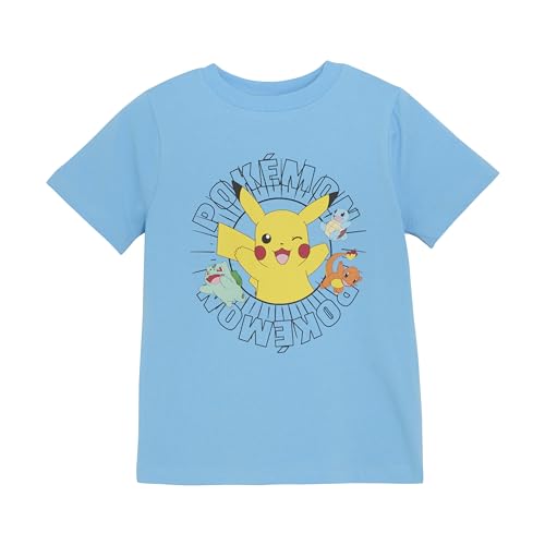 MINYMO Jungen Kurzarm-T-Shirt mit Pokémon-Aufdruck von MINYMO