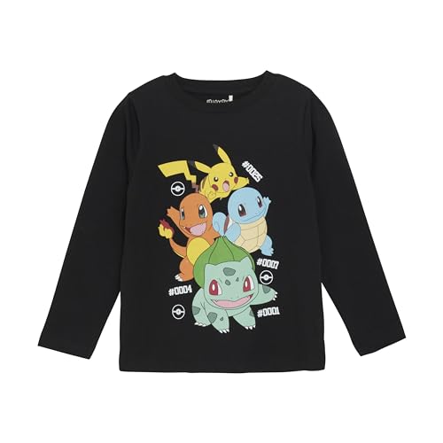 MINYMO Jungen Kurzarm-T-Shirt mit Pokémon-Aufdruck von MINYMO