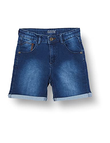 MINYMO Jungen Shorts Power Stretch Jeans, Denim, 122 von MINYMO