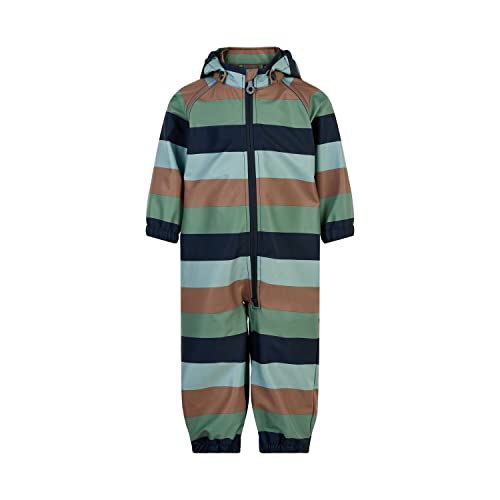 MINYMO Jungen Softshell Suit Stripe Shell-Jacke, Blue Nights, 92 von MINYMO